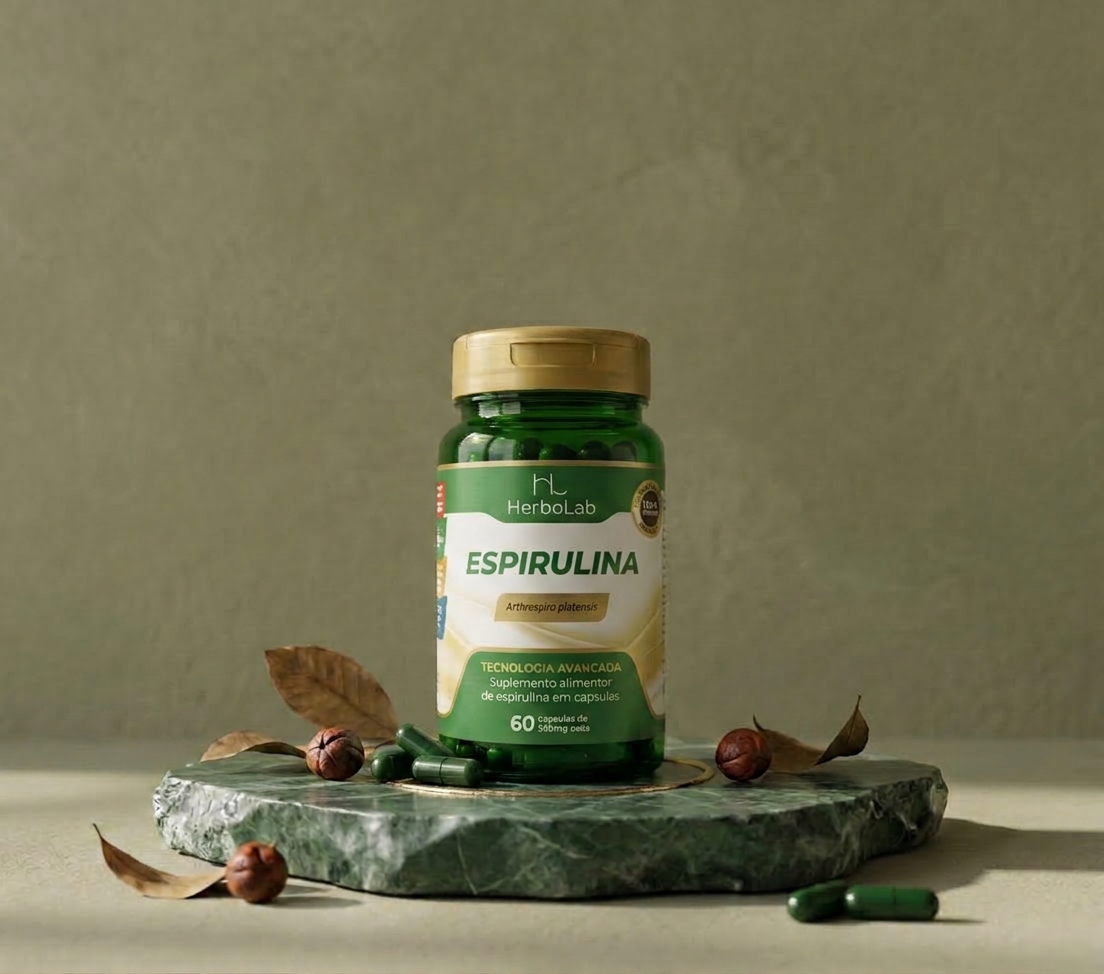 Espirulina Activa: Energía, nutrición y bienestar en una cápsula